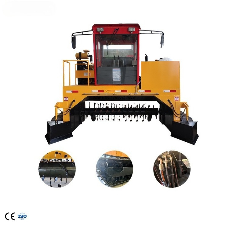 Compost Turner Machine - Otomatik Kompost Gübre Yapma Makinesi Mantar
