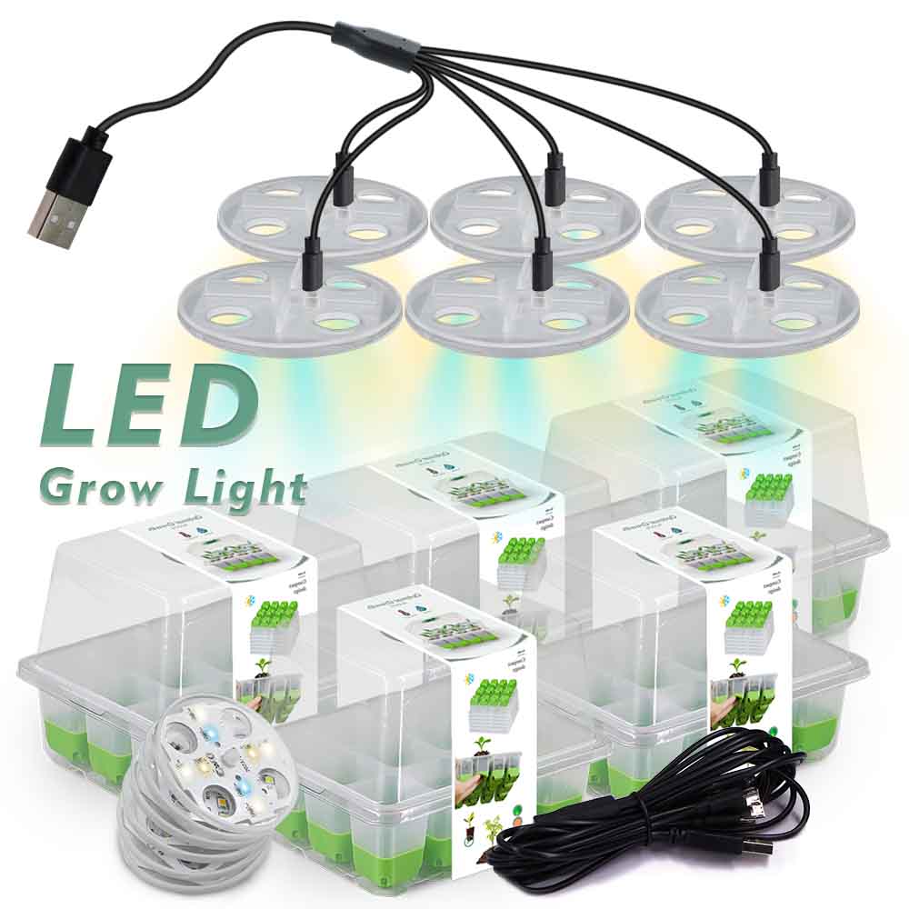Greenhouse Plastic Film - LED Büyümek Işık Fide Başlangıç Tepsisi