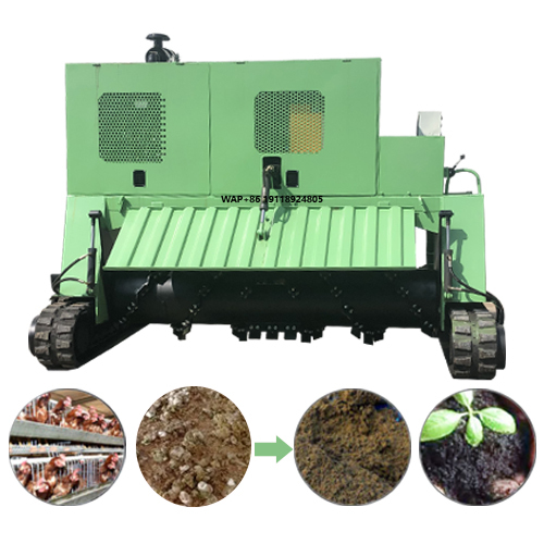 Compost Turner Machine - Çiftlik Makineleri Traktörler Tam Otomatik Makine