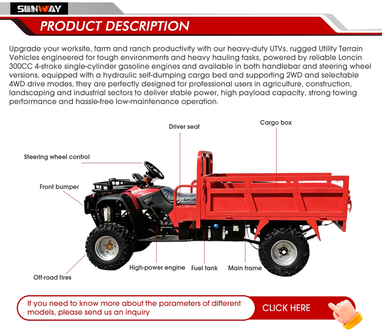 Tarımsal 300cc Arazi Aracı 4x4 - Agriculture Farming Working Model incelemesi ve fiyatı
