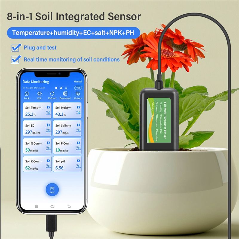 AEE6-8 Tarım İçin Tek Toprak S - Precision Farming Smart Agriculture incelemesi ve fiyatı