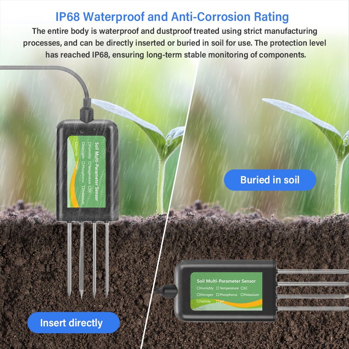 AA86 8'i 1 Arada Toprak Sensör - Precision Farming Smart Agriculture incelemesi ve fiyatı